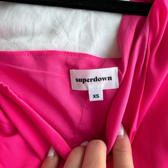 Superdown Aimey One shoulder Romper XS - Picture 5 of 5